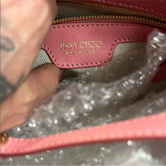 Jimmy Choo Pink Star-Studded Women's Bag - Picture 5 of 9